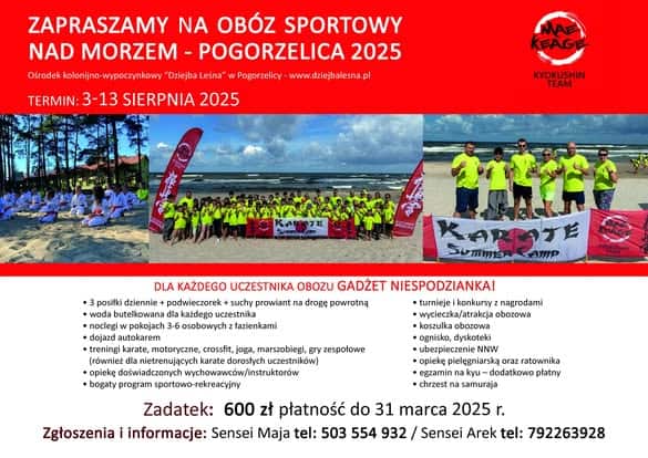 Obóz letni – Pogorzelica 2025