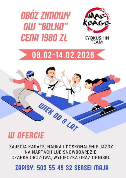 Zimowy Obóz Karate & Ski/Snowboard 2026